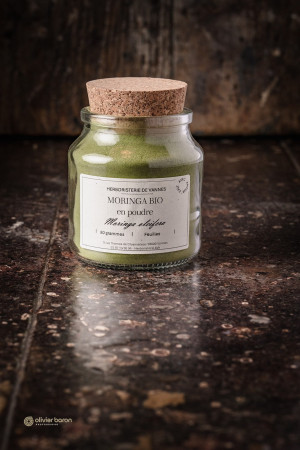 MORINGA BIO poudre pot en verre